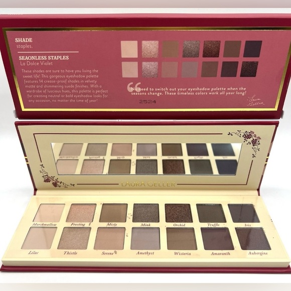 Laura Geller Other - Laura Geller Eyeshadow Palette La Dolce Violet Full Size NEW